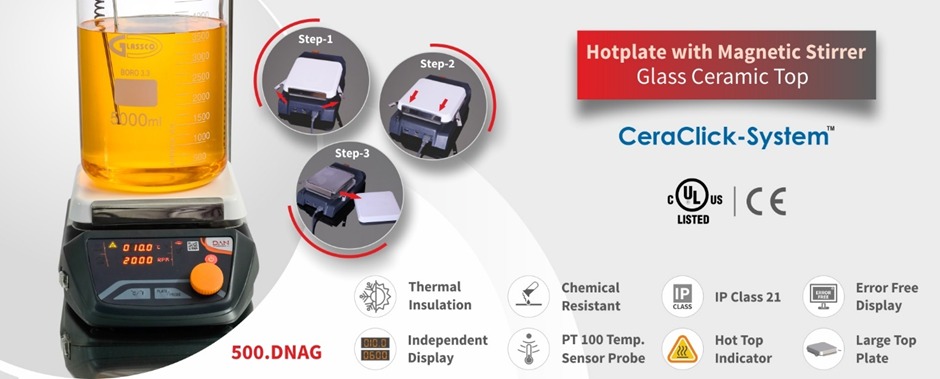 Hot-Plate with Magnetic Stirrer